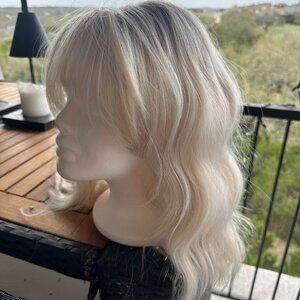 Women's Long Hair Blond Wig